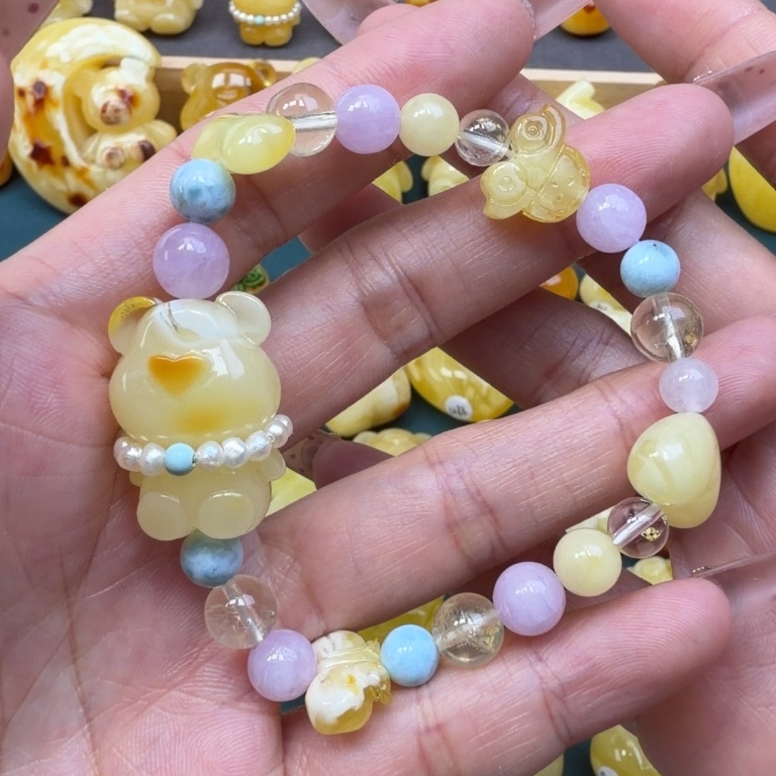 琥珀未镶嵌裸石蜜蜡