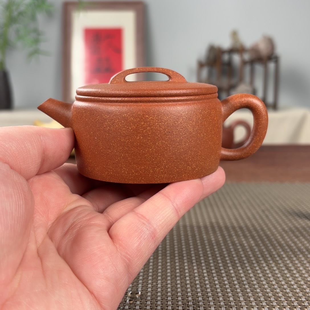 紫砂茶壶黄龙山原矿紫砂壶150