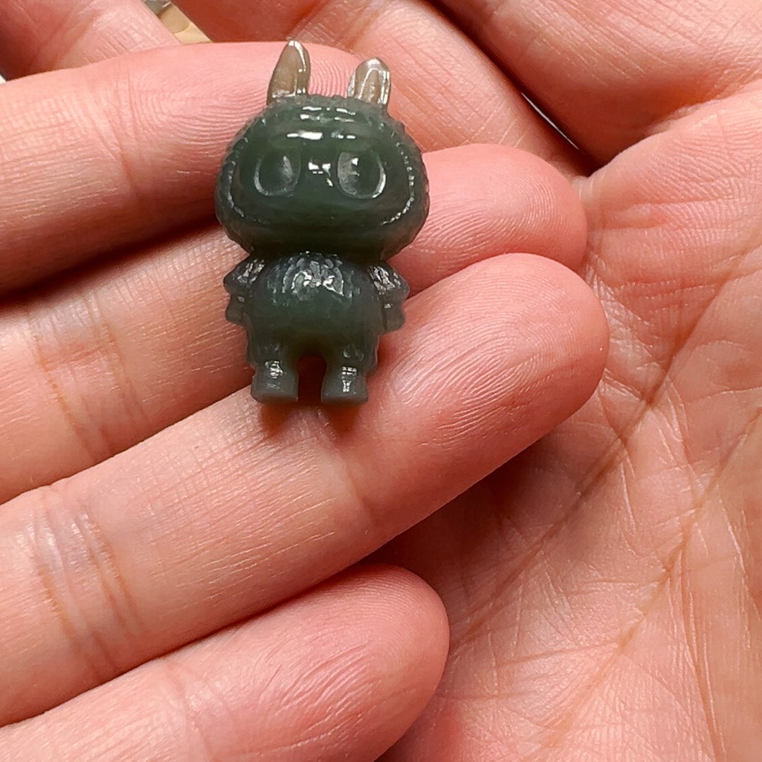 和田玉（青玉）未镶嵌吊坠(不含链)和田青玉