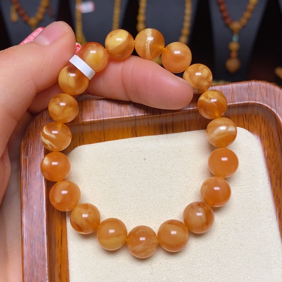 【闪购商品】蜜蜡手链未镶嵌手串