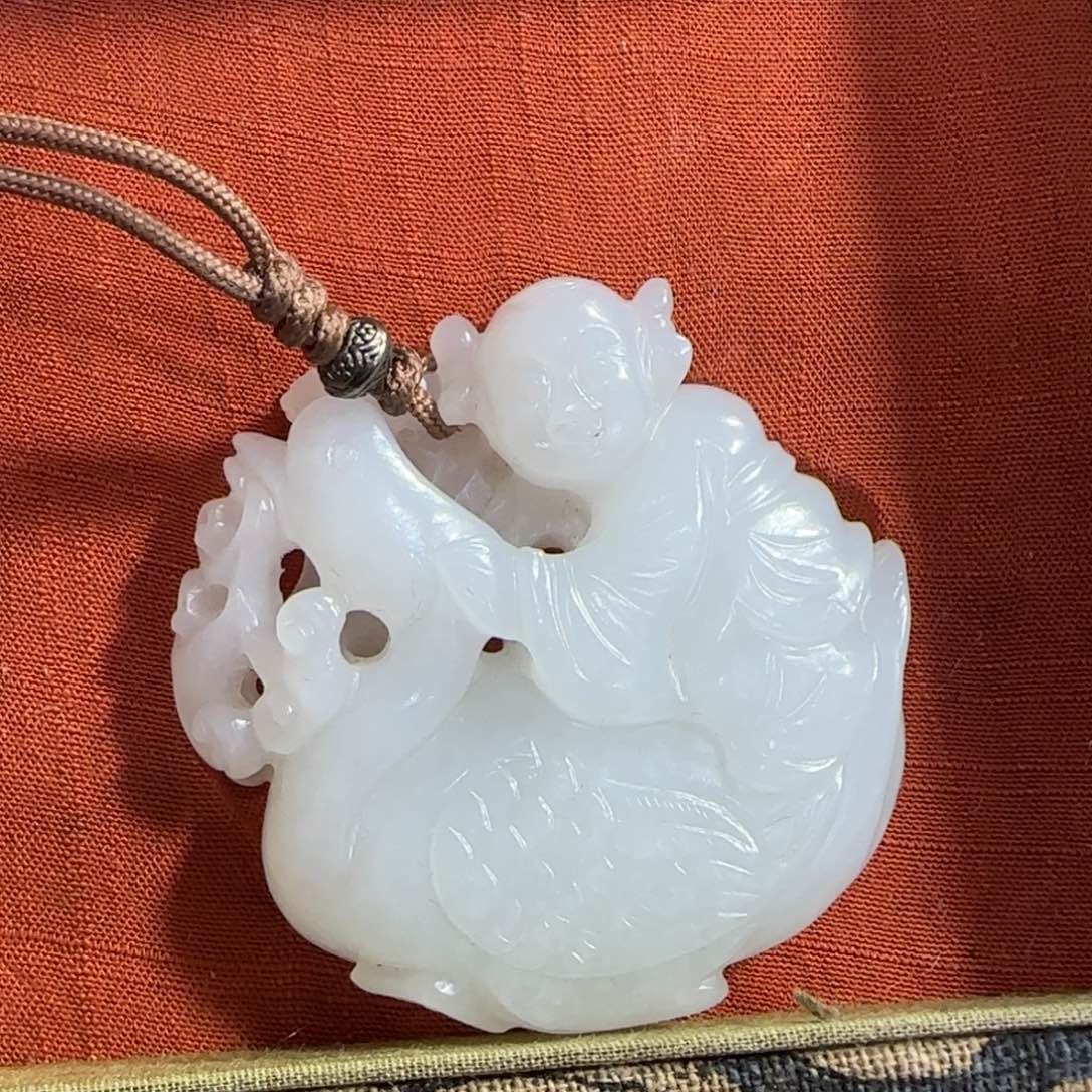 和田玉挂件未镶嵌