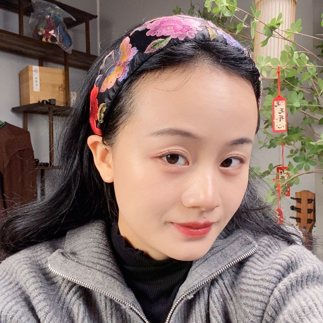 刺绣刺绣手工刺绣高货发箍