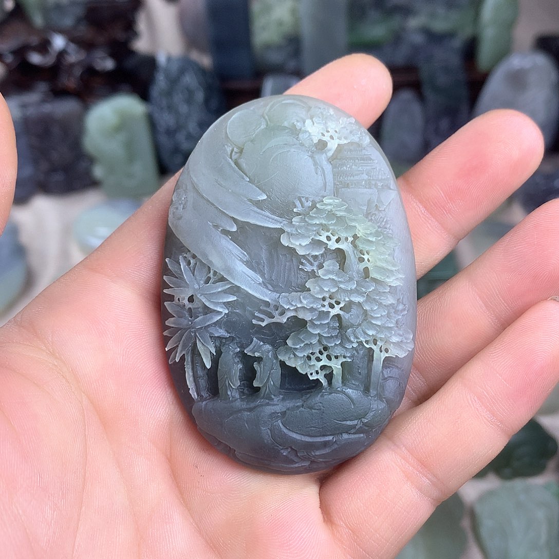 颈饰未镶嵌和田玉