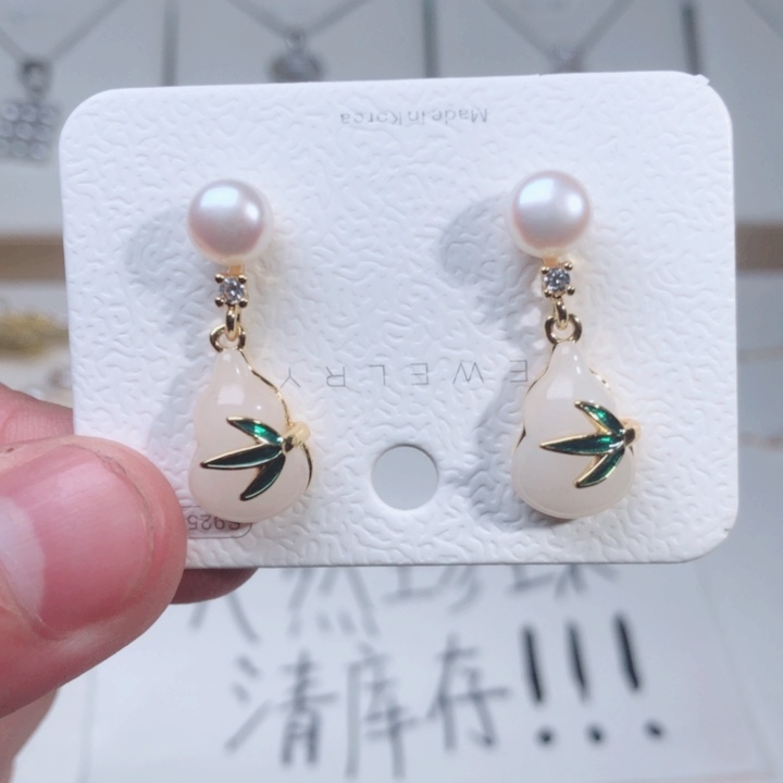 未镶嵌耳饰淡水珍珠