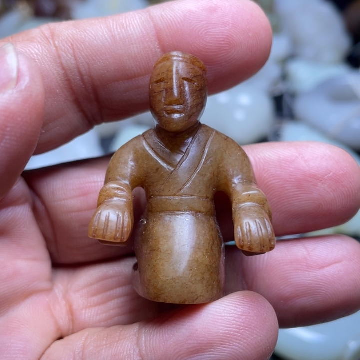 和田玉吊坠(不含链)未镶嵌