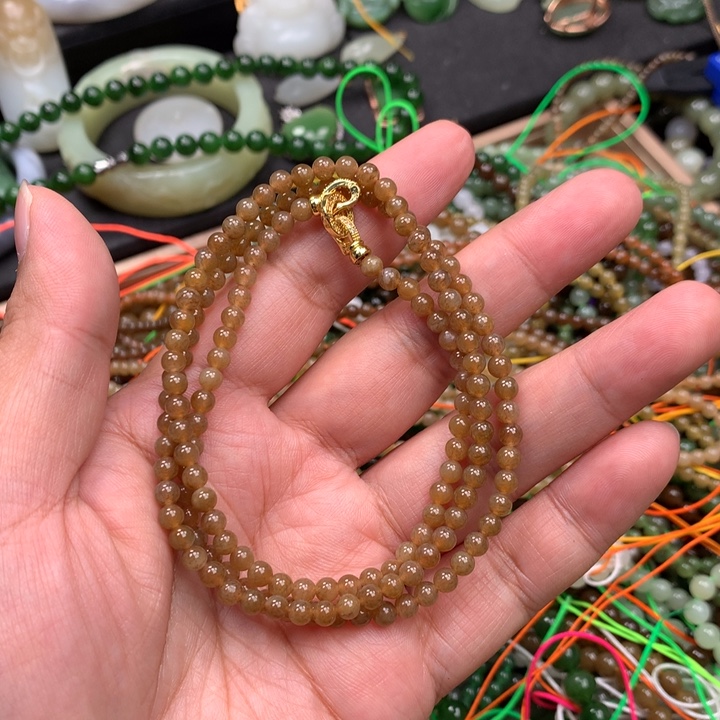 和田玉未镶嵌手链33