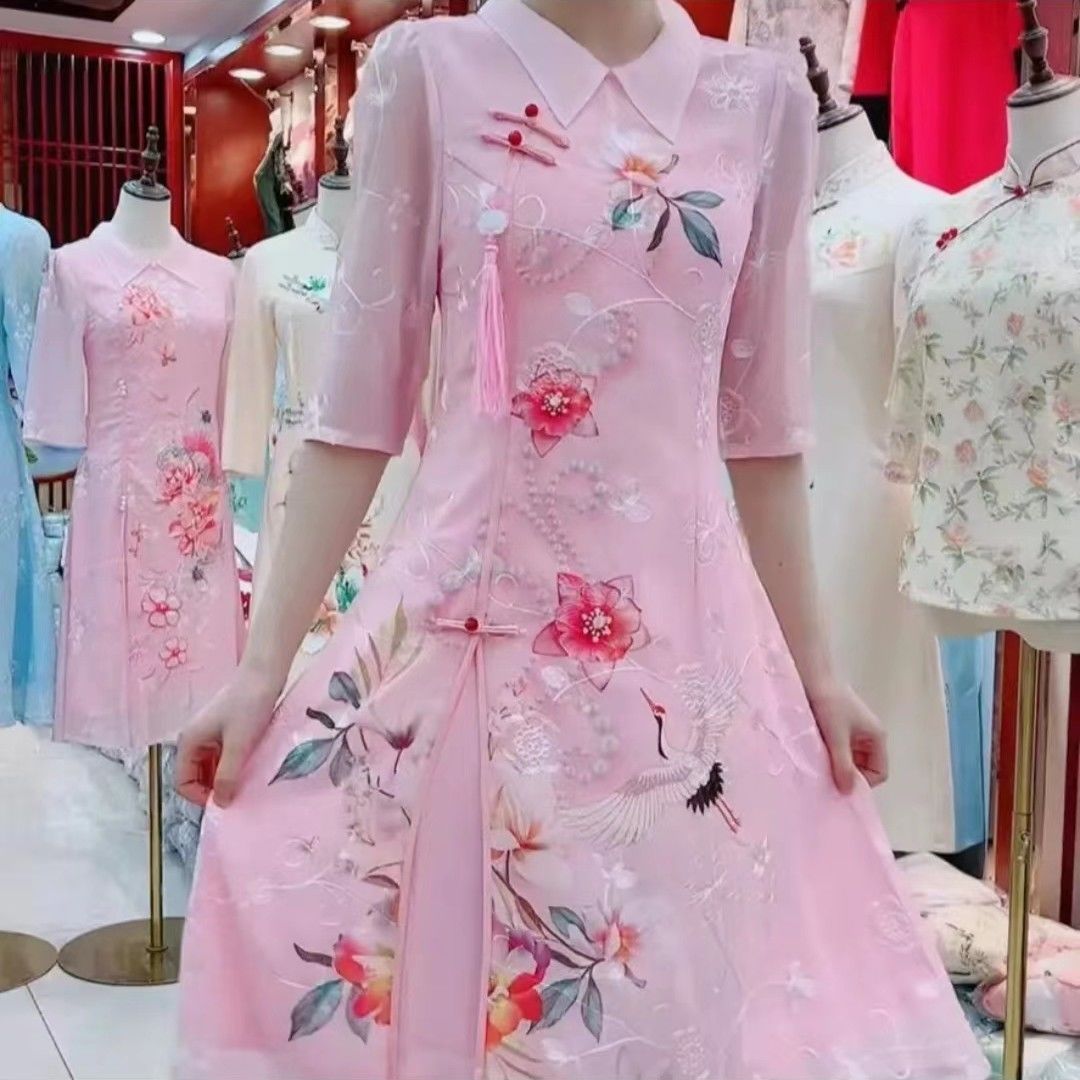 新中式旗袍非主图款（需直播间看款式请勿自行拍下）