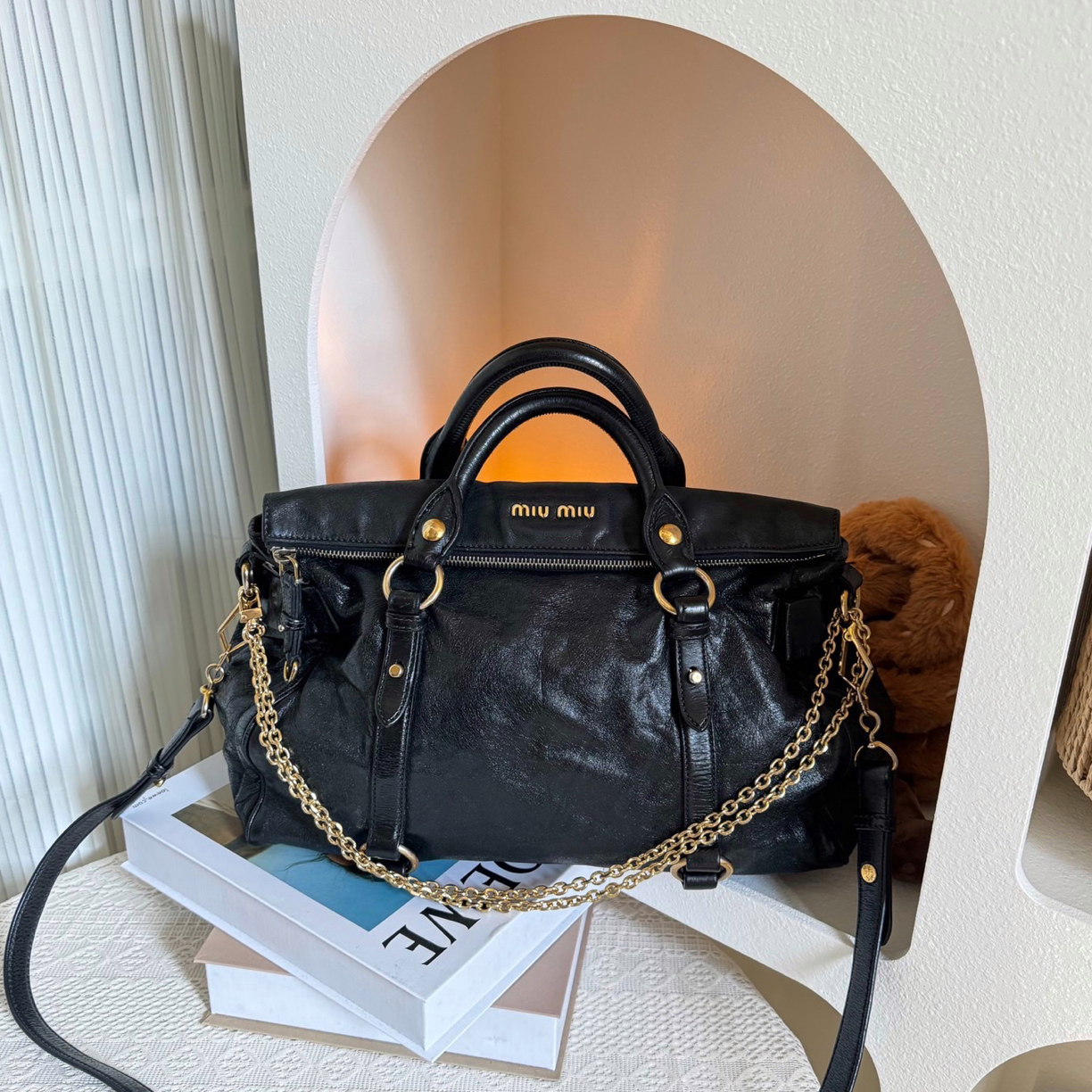 95新 MIU MIU/缪缪 miumiu斜挎包单肩包中古包h