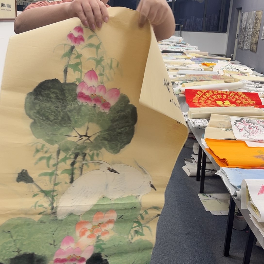 国画绘画作品多次