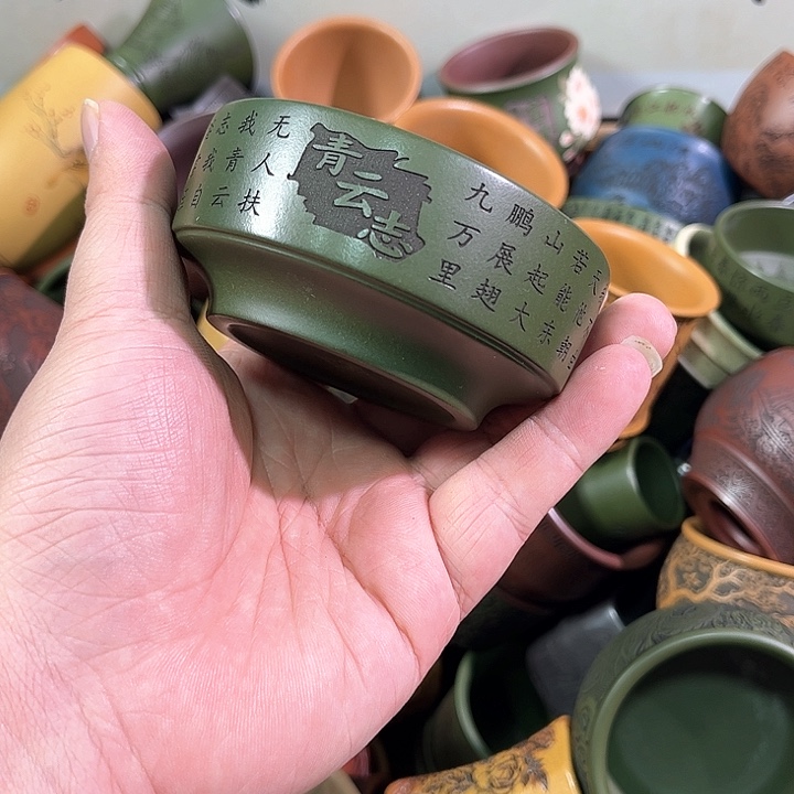 茶杯紫砂全手工紫砂主人杯