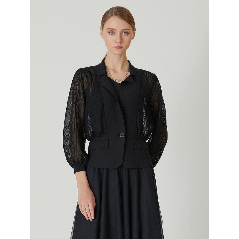 【小花】莱芙艾迪儿针织衫（赠吊带衫）1E1M43155