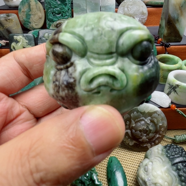 未镶嵌独山玉珠宝半成品
