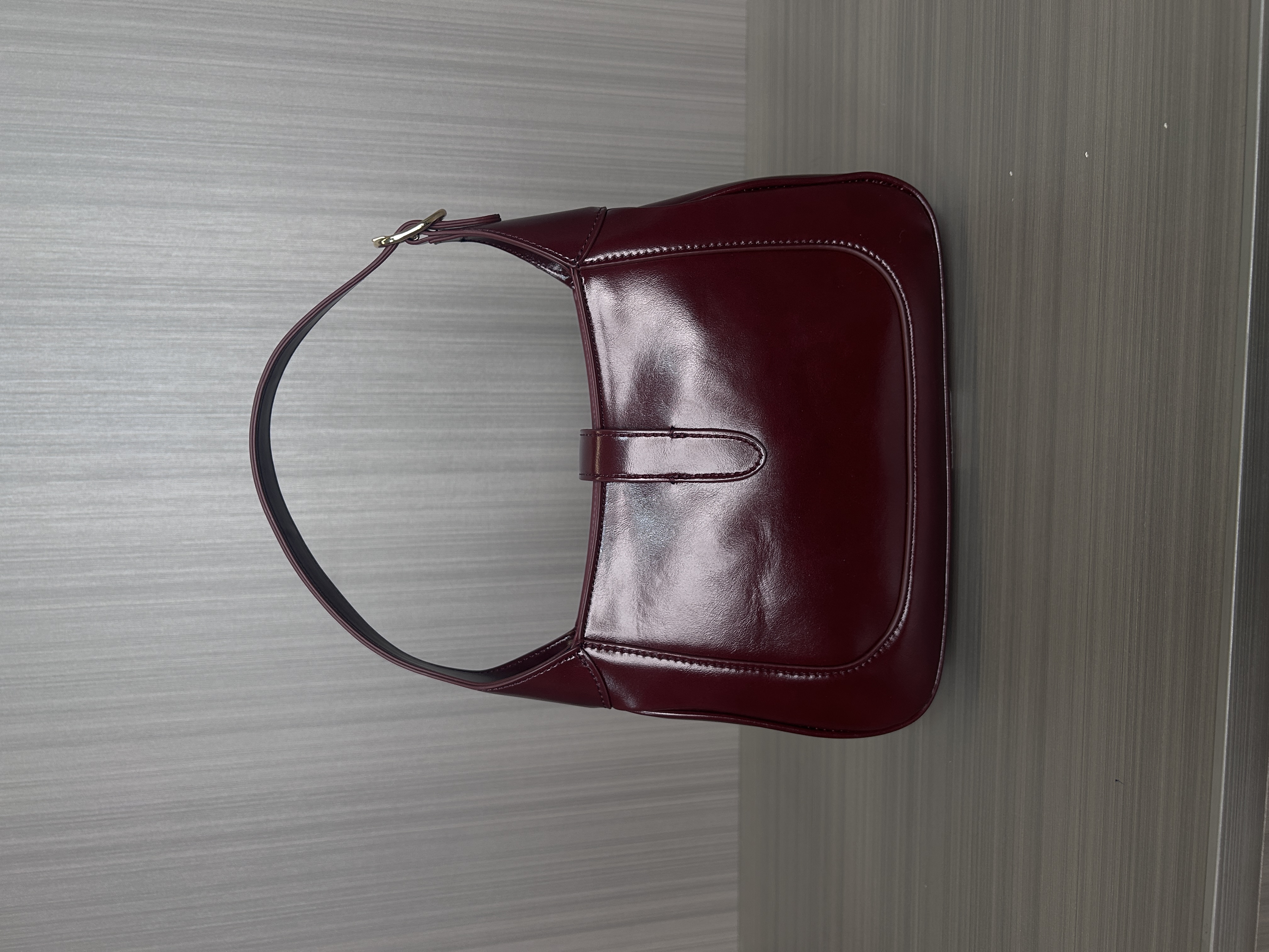 时尚精品真皮女包 古 G 腋下手提 红色  10882