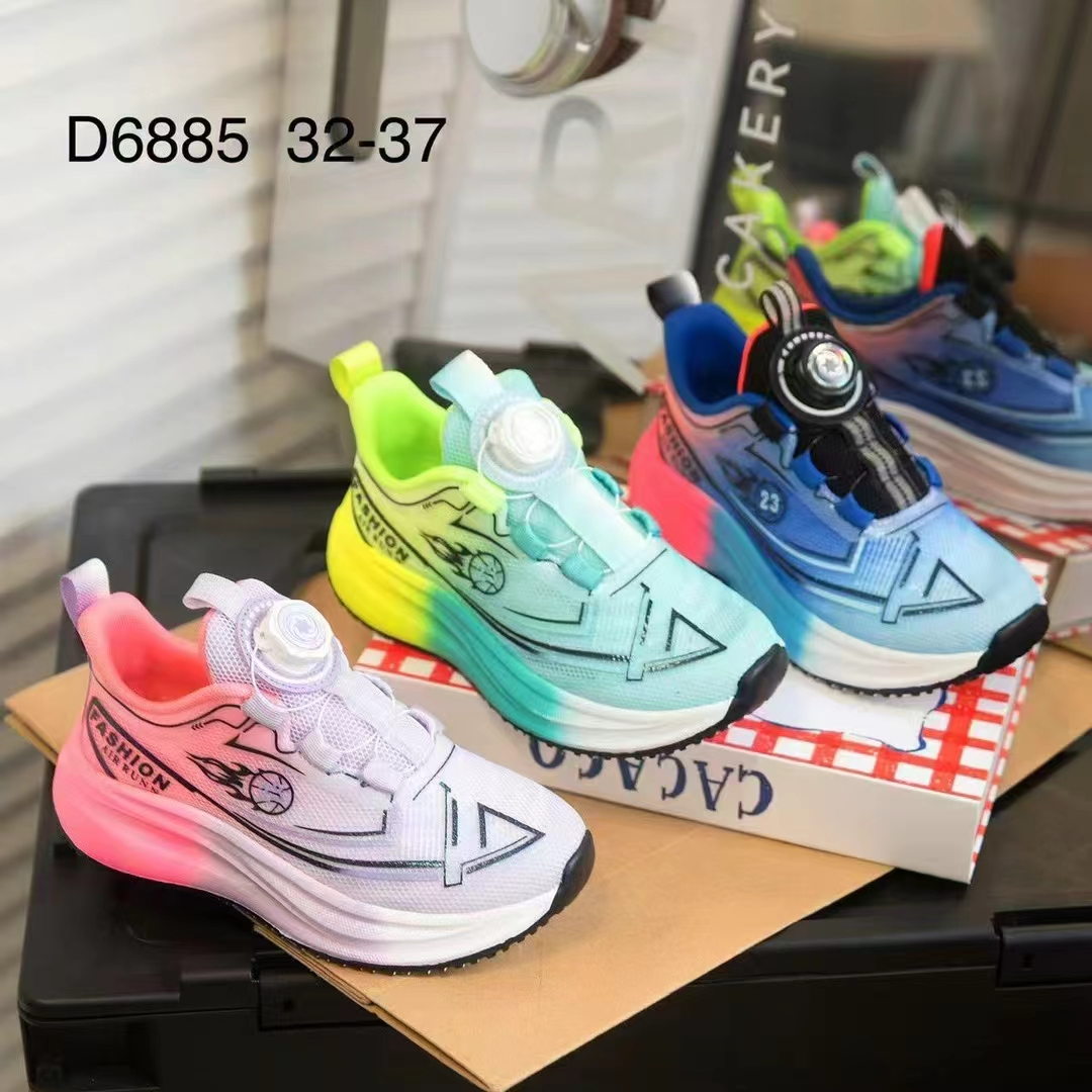 男运动纽扣单网跑鞋2025夏新款