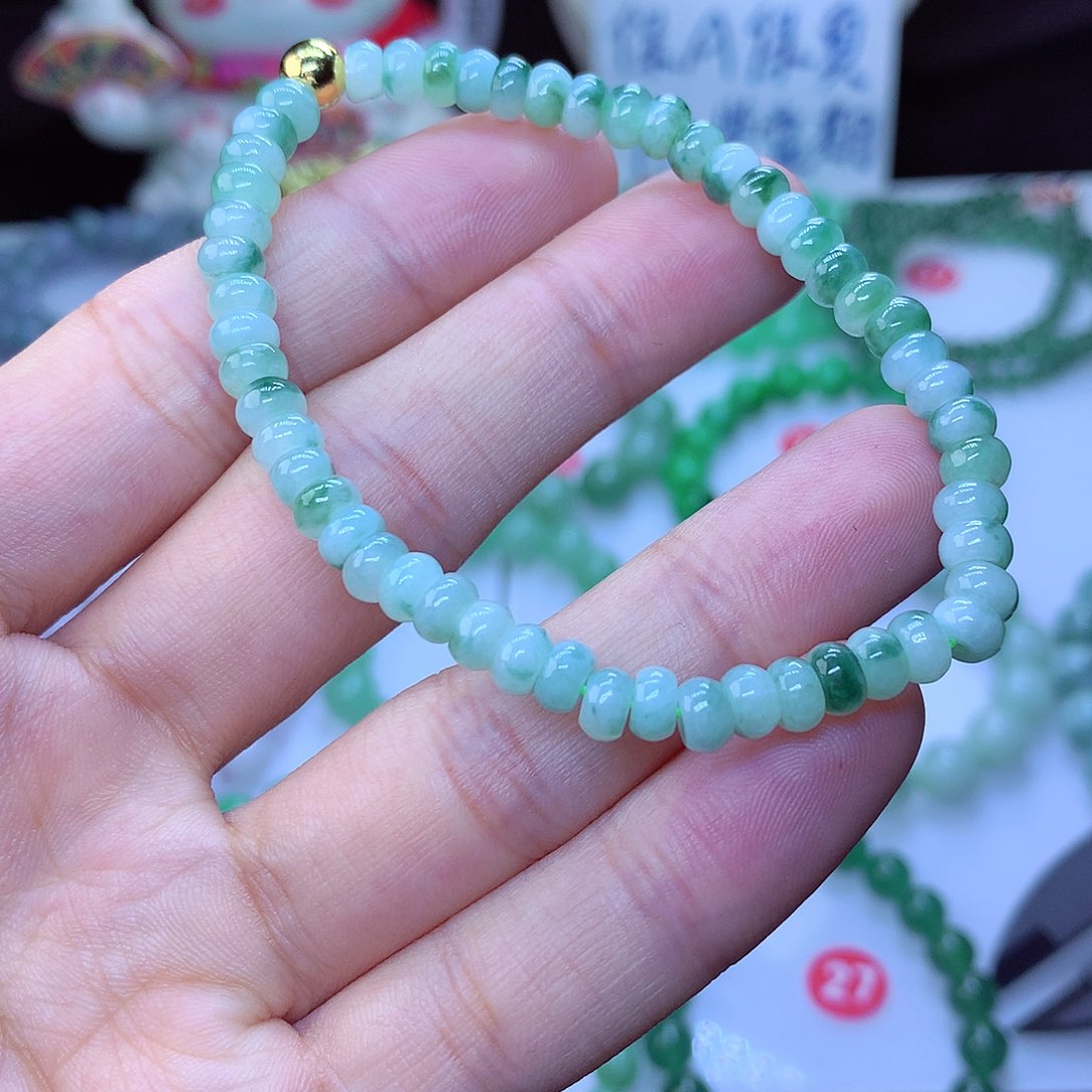 翡翠毛衣链未镶嵌