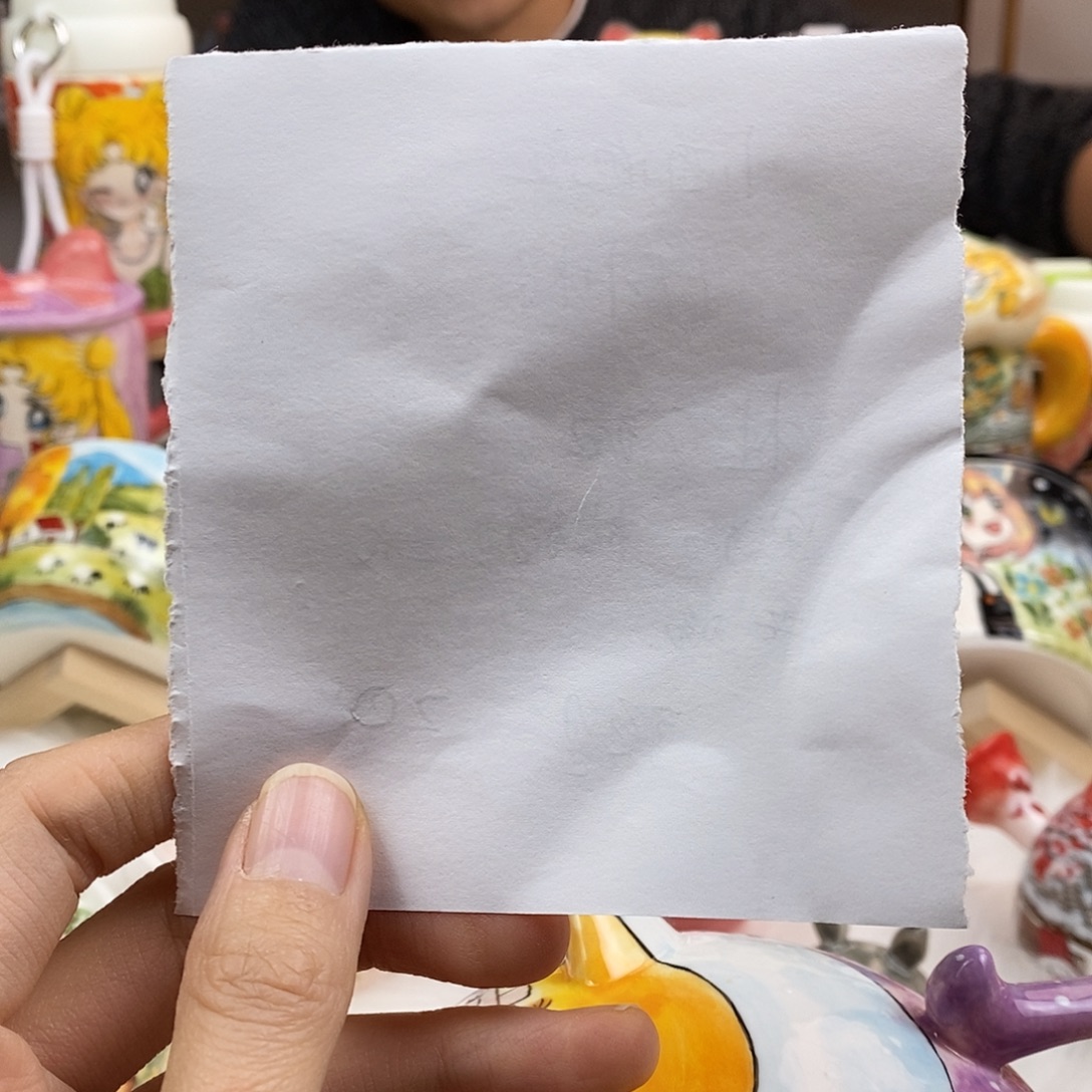 M***w瓷片董董文创手绘陶瓷