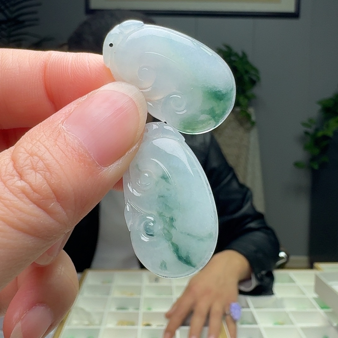 翡翠未镶嵌吊坠(不含链)多样性发货其一