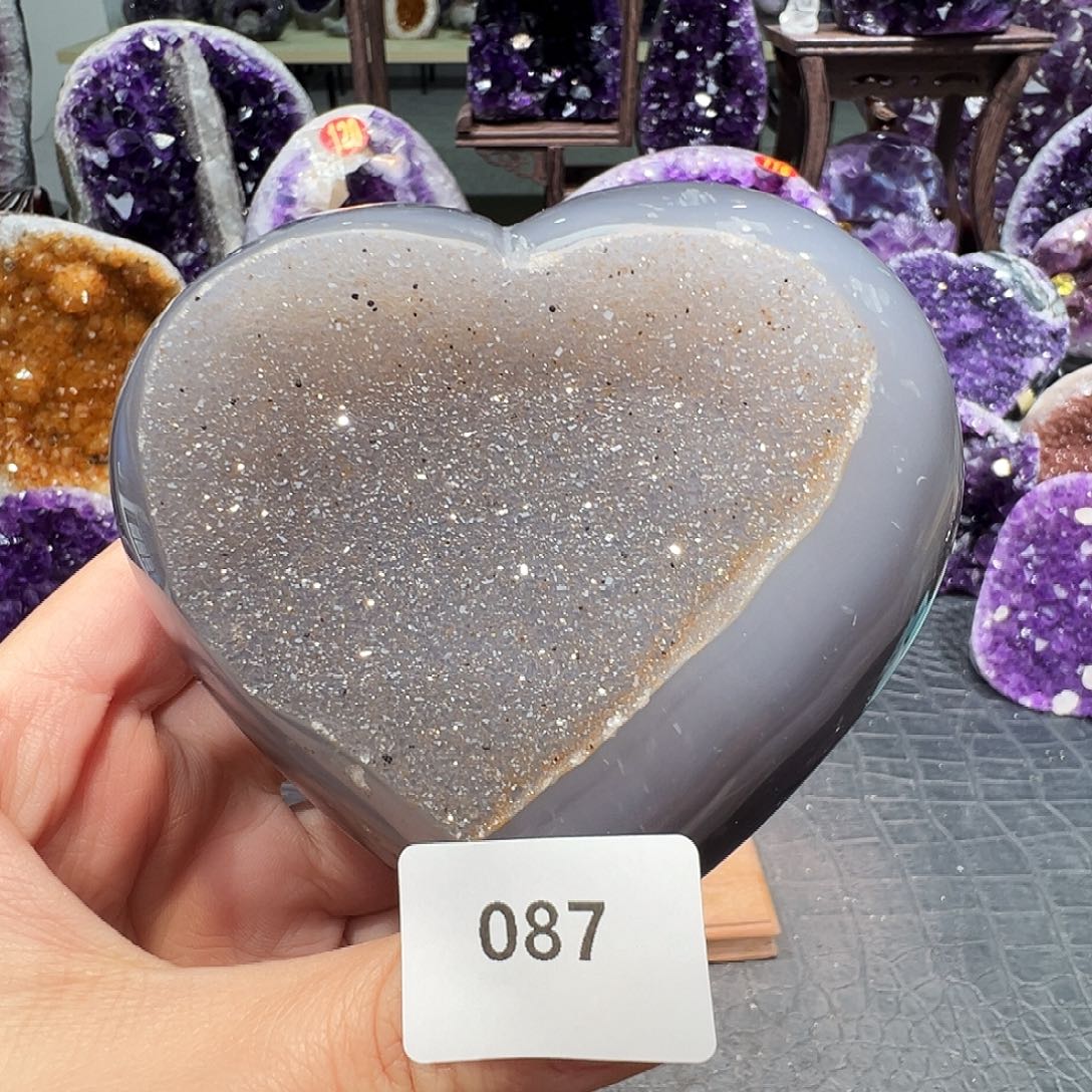 珠宝半成品未镶嵌紫晶