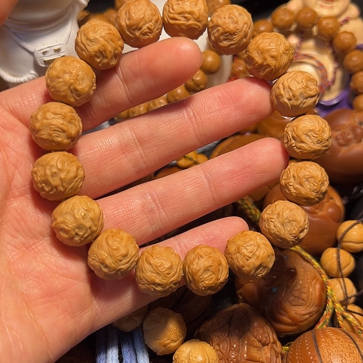 橄榄核手串/手链猴头游龙