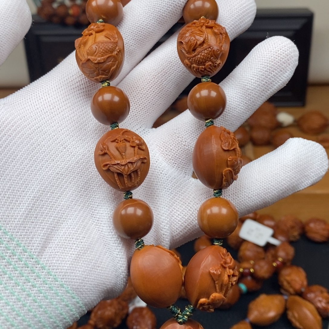 手串橄榄核许静健老师年年有余