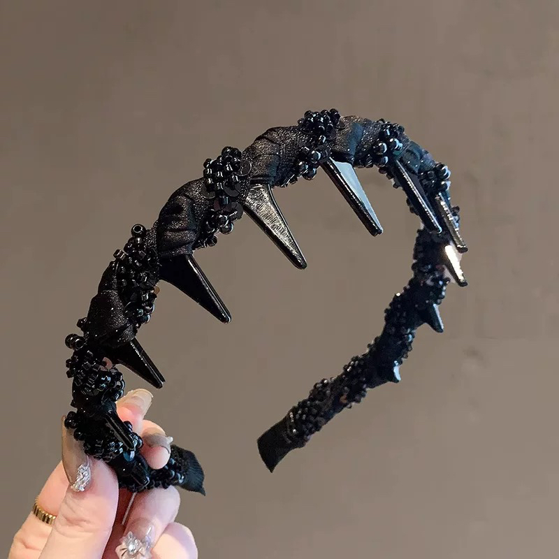 串珠尺梳发箍高颅顶神器