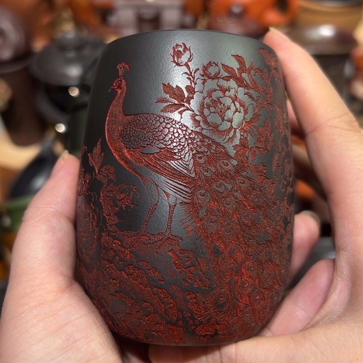 茶杯紫砂宜兴紫砂主人杯