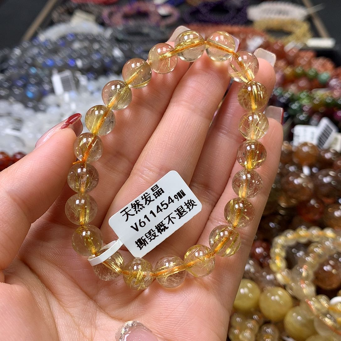 水晶手链未镶嵌，