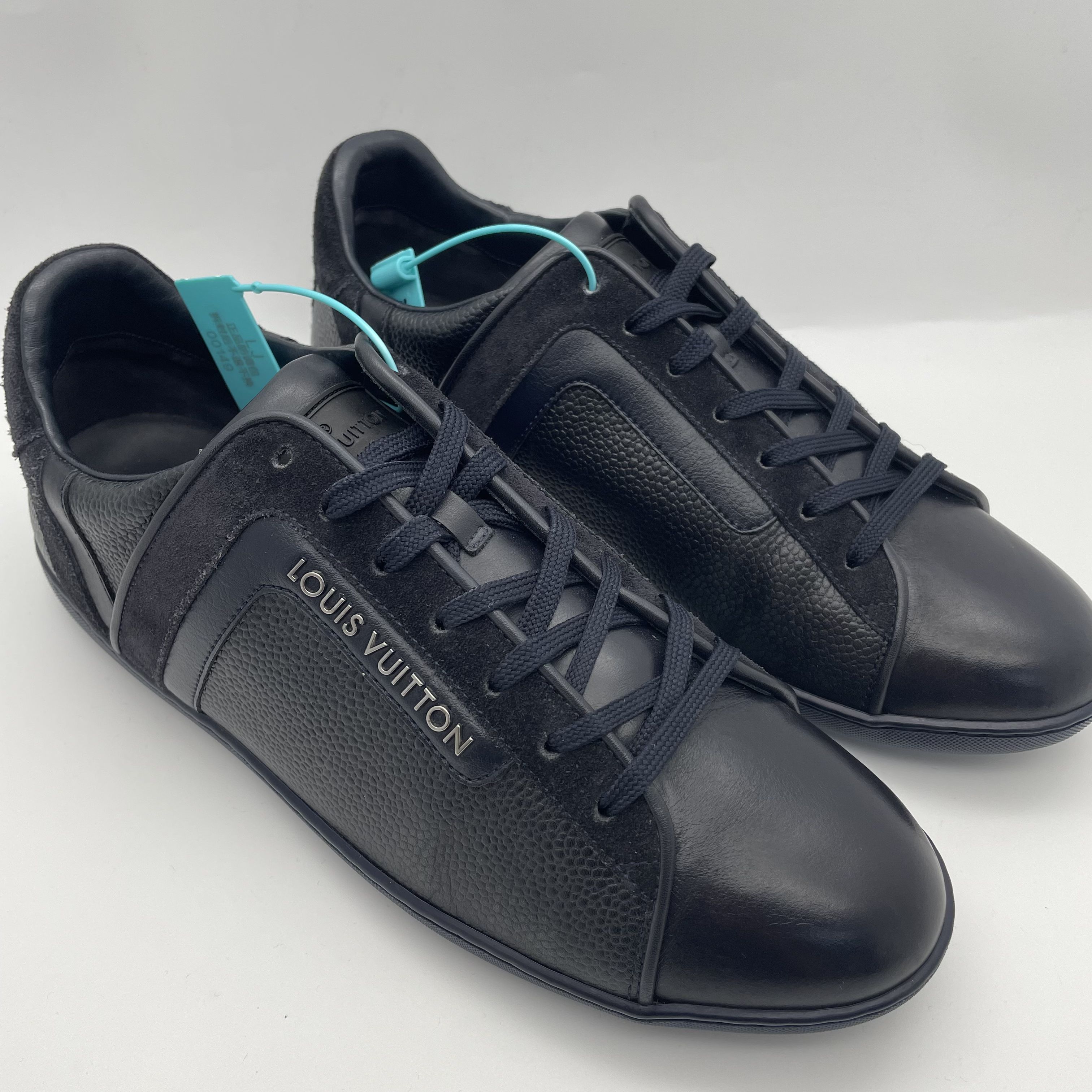 95新 LouisVuitton/路易威登 二手男士拼色侧边logo板鞋/42欧码