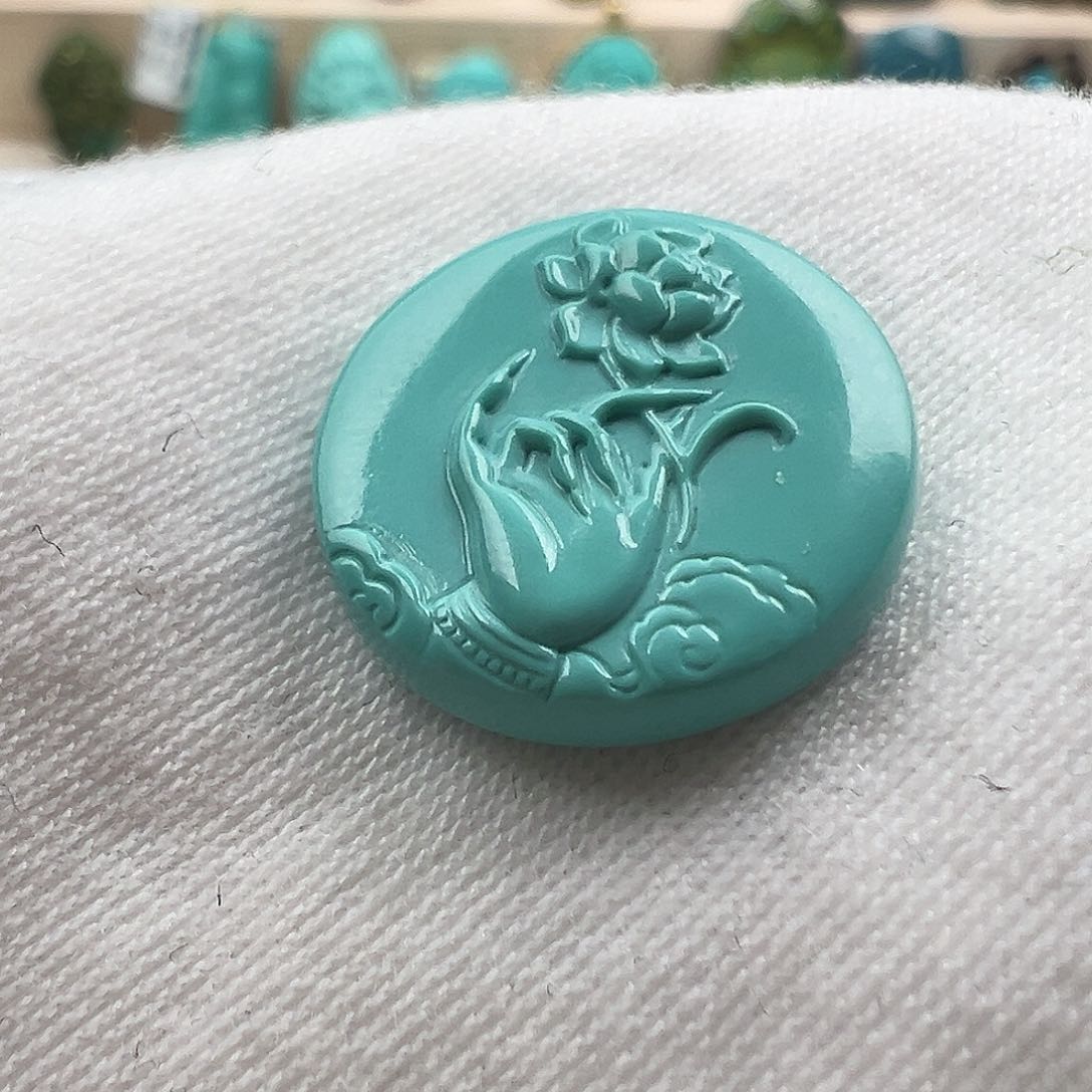 绿松石未镶嵌配饰