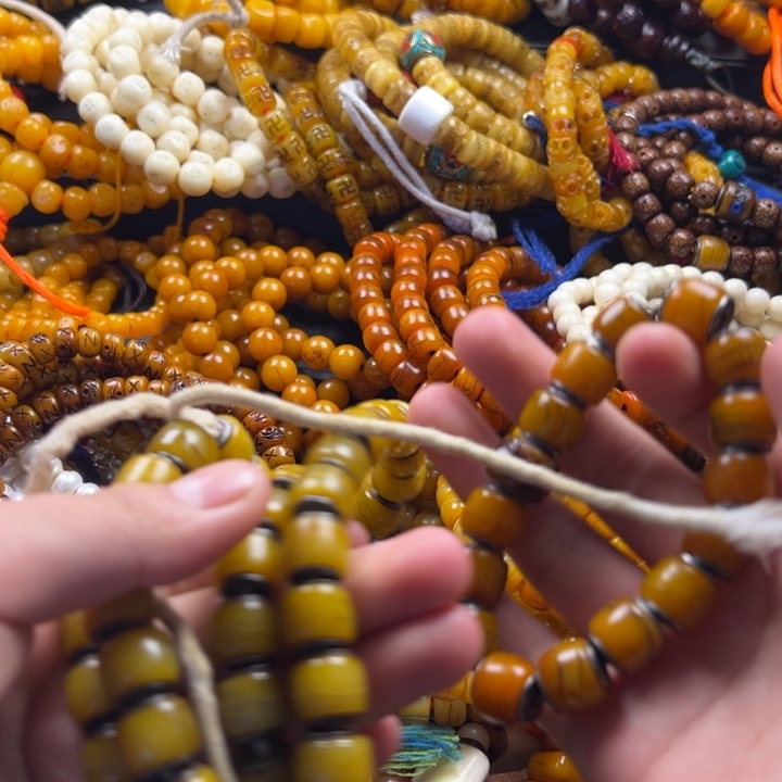 幺***哥牛骨108加手串和三通