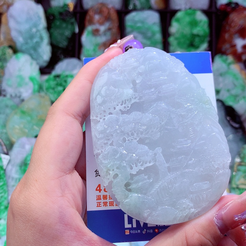 【闪购商品】翡翠颈饰未镶嵌挂件