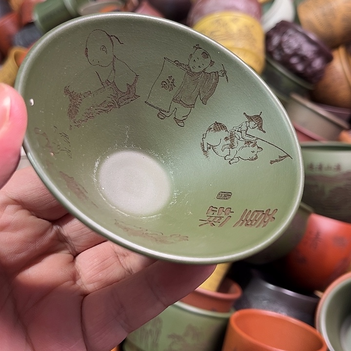 紫砂茶杯全手工紫砂主人杯
