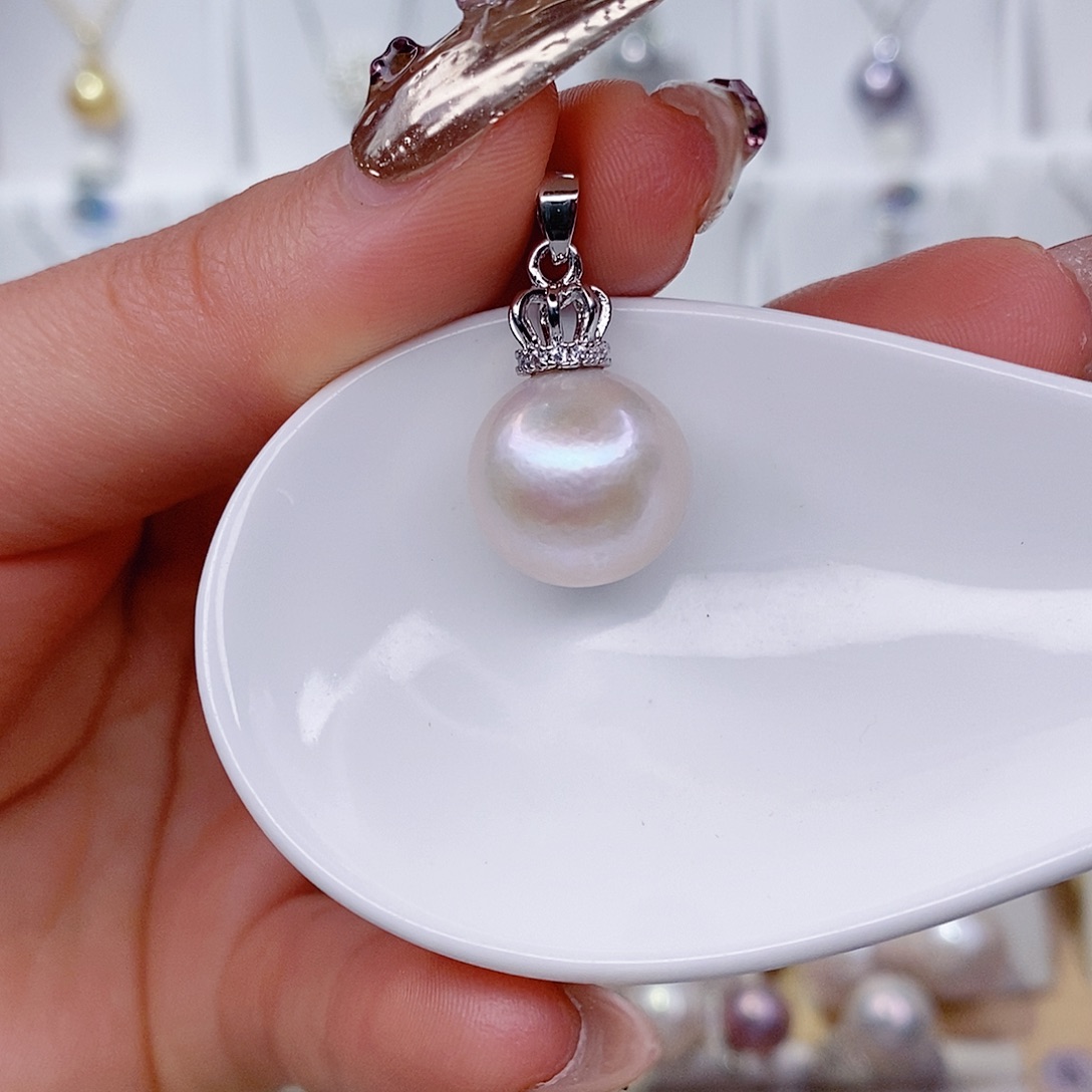淡水珍珠未镶嵌吊坠(赠链)