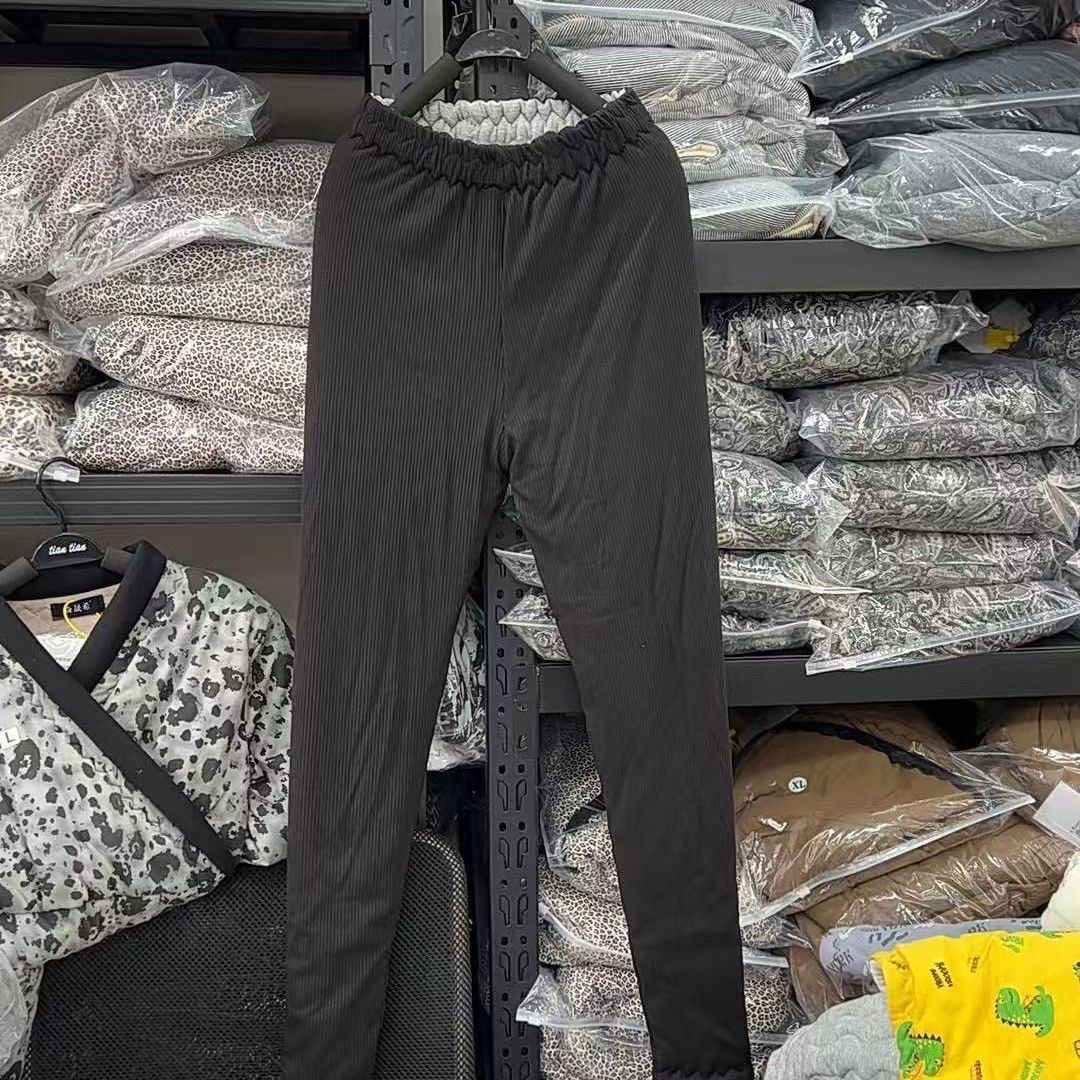 女士 棉花棉裤 修身弹力 冬季保暖