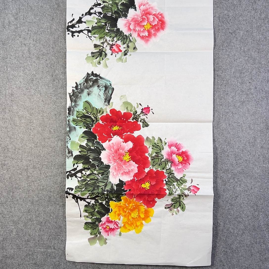 国画242 花鸟在此处飞翔也不