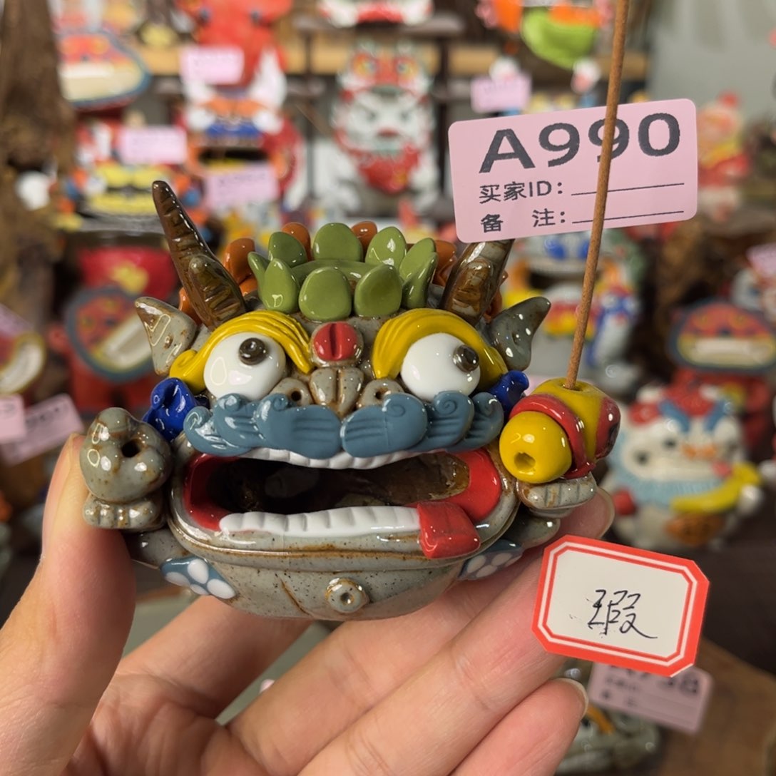泥塑纯手工茶宠摆件