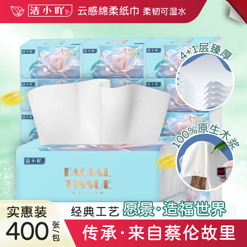 三包试用装-洁小吖-耒阳洁辰-可湿水-母婴适用-原生木浆