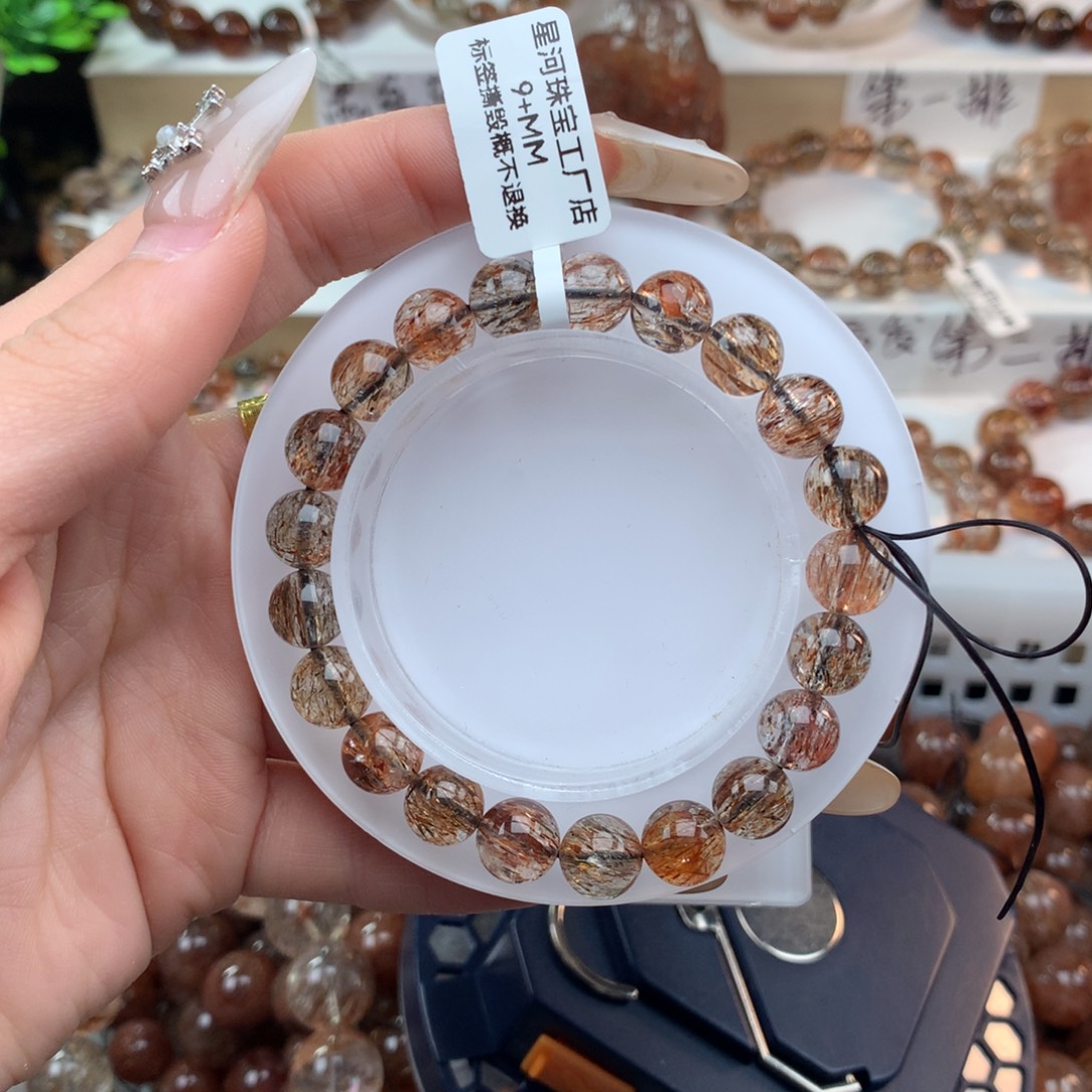 手串水晶未镶嵌黑金超七多样性发其一