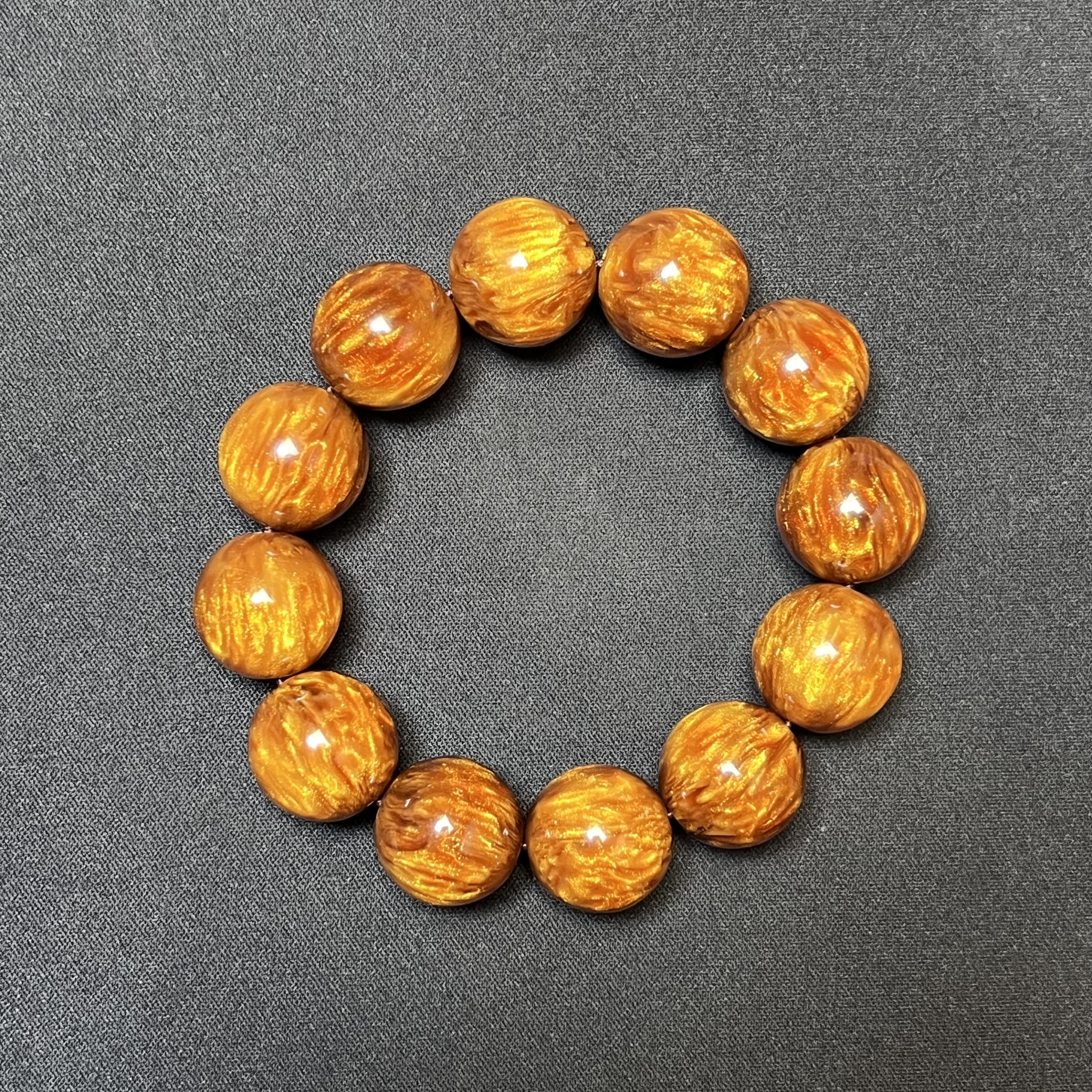 JS003金丝菩提精品单圈手串（无礼盒）