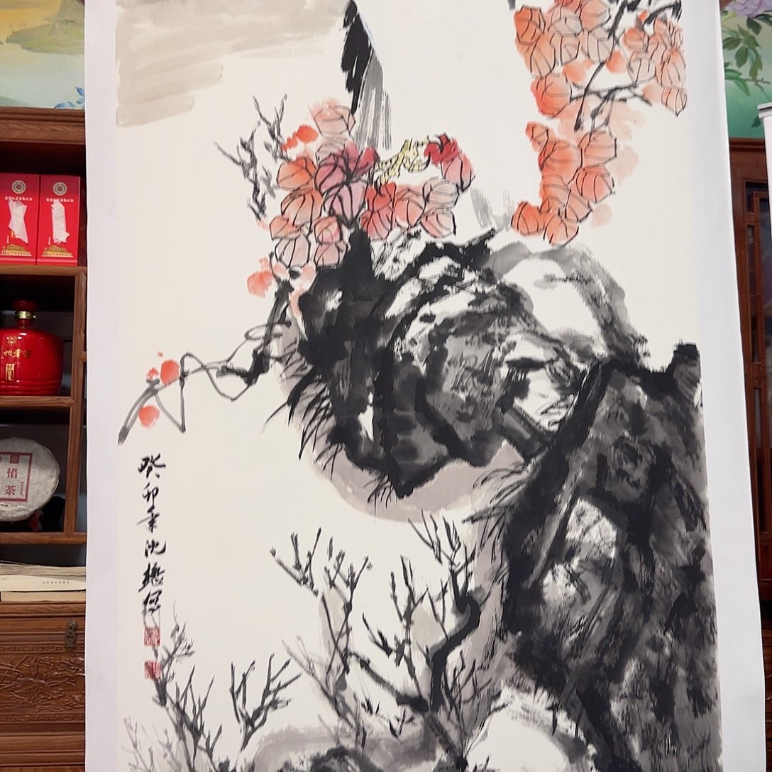 国画艺术家的作品