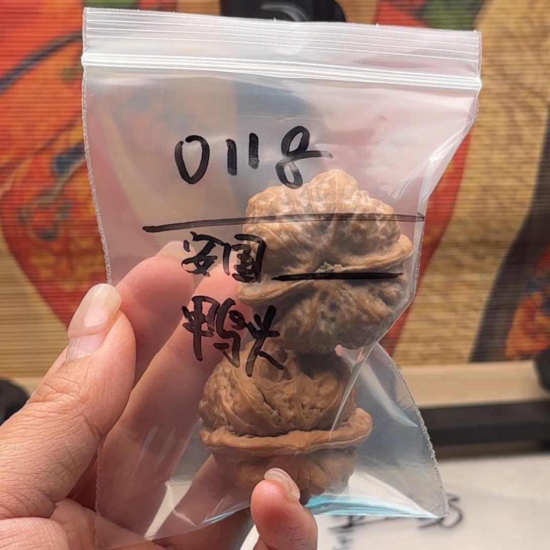 安***头吊坠文玩核桃0118