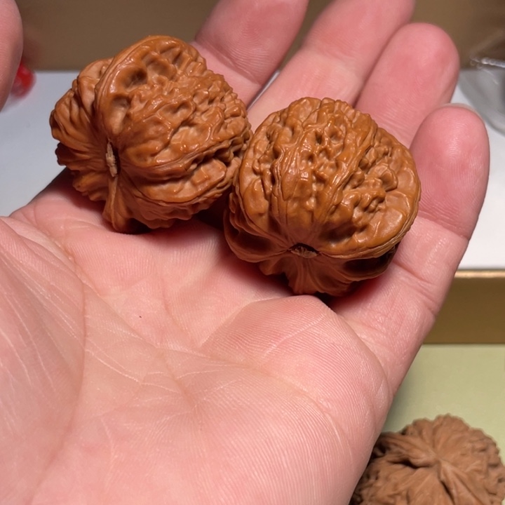 不***郎文玩核桃把件核桃