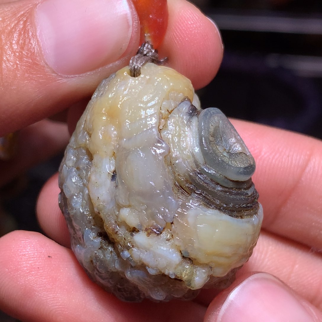 未镶嵌玛瑙/玉髓珠宝半成品