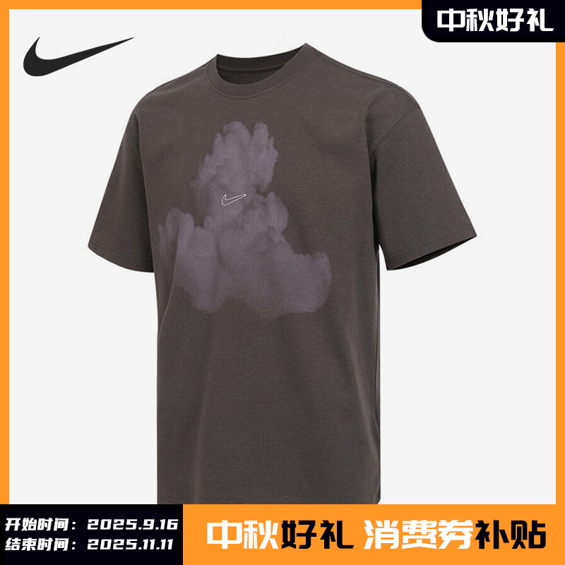 Nike/耐克2025夏季款男士复古宽松休闲短袖HJ0779-004