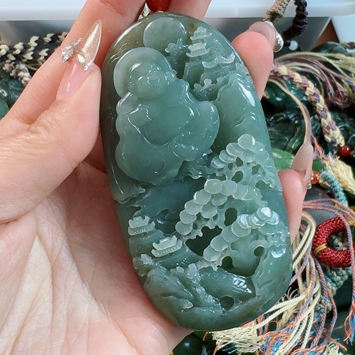 和田玉把件未镶嵌