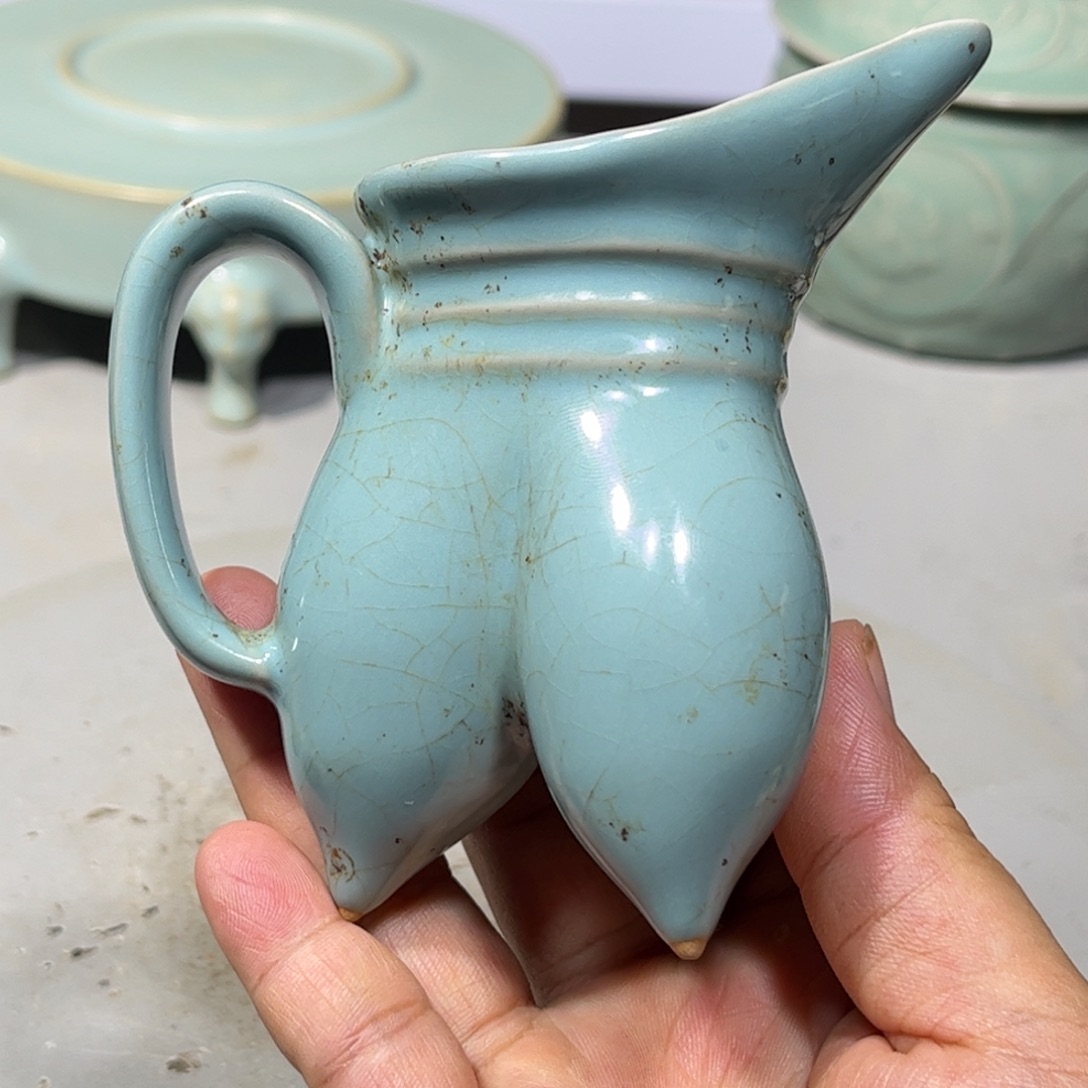 瓶汝窑瓷器品相完美