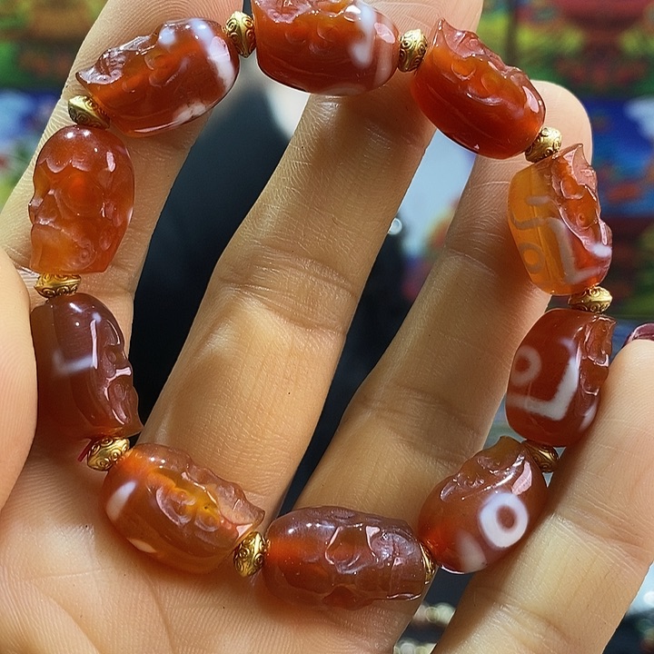 玛瑙/玉髓手链未镶嵌