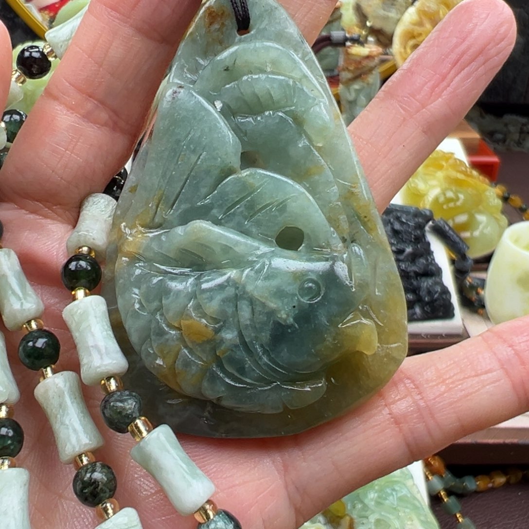 岫玉未镶嵌挂件挂件