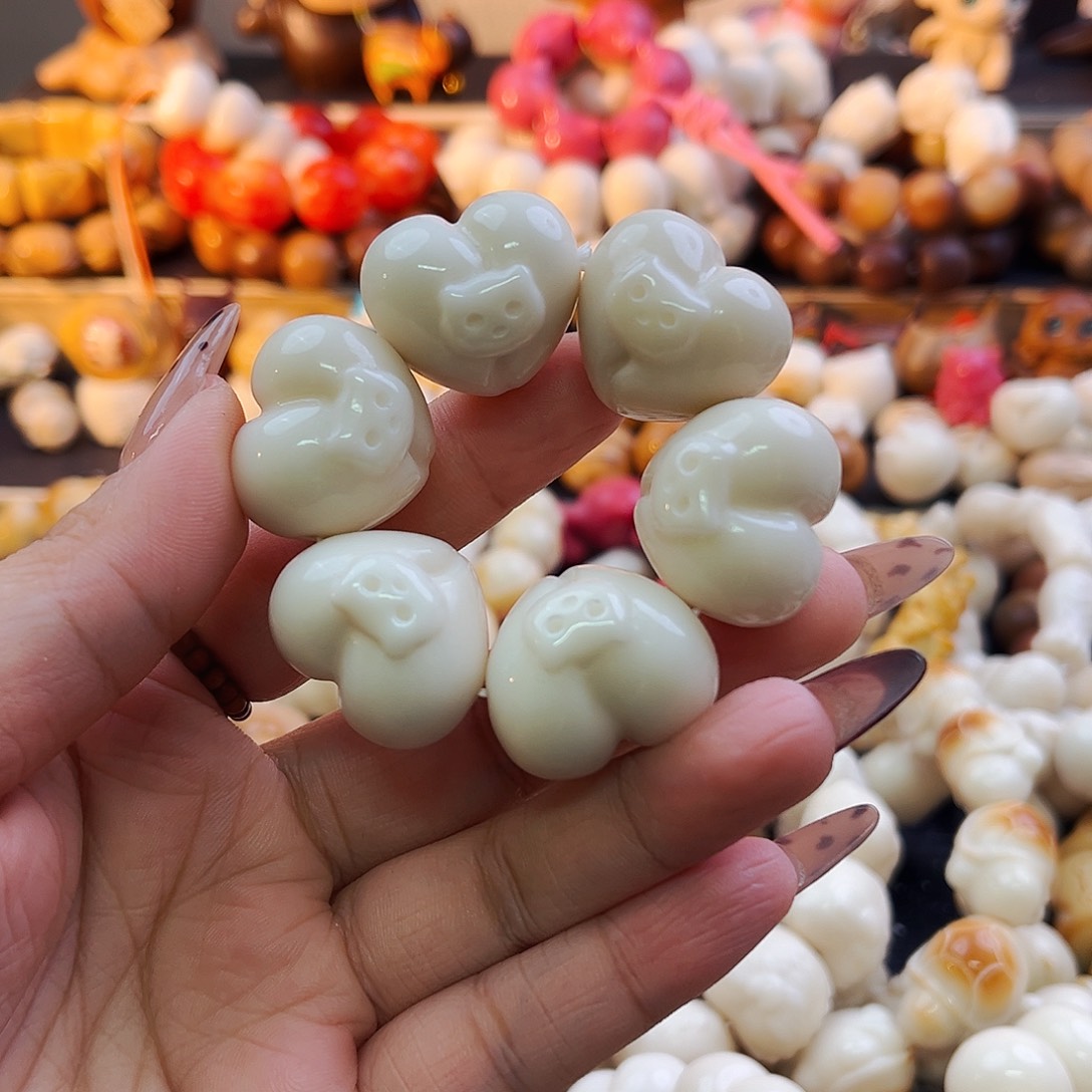 菩提根/象牙果手串爱心猫