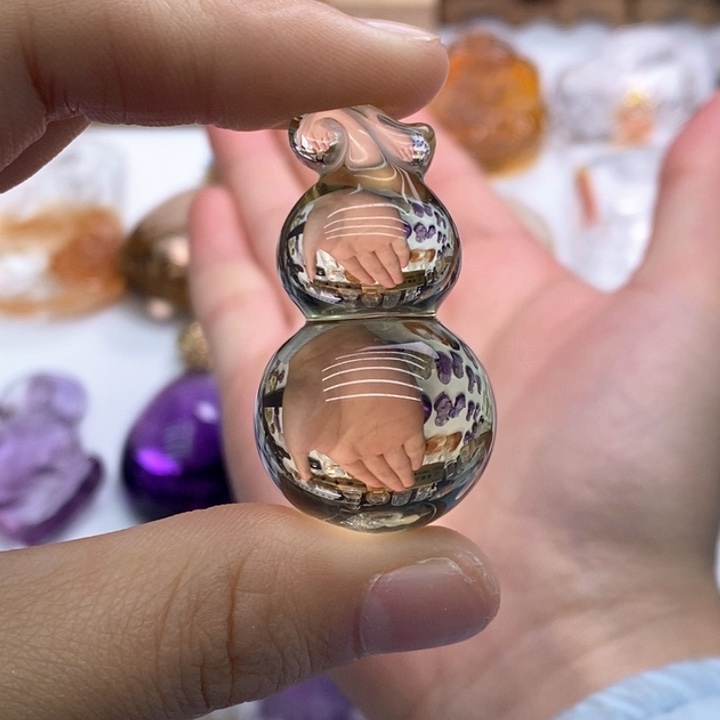 水晶颈饰未镶嵌定制